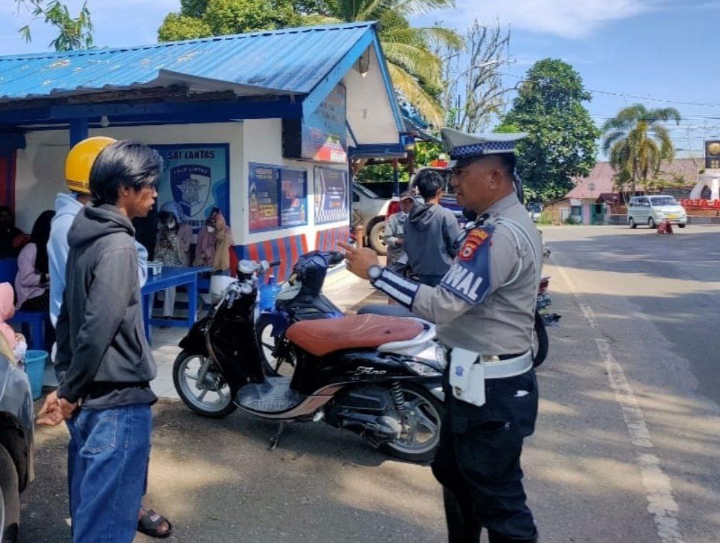 Polres Lutim Gencarkan KRYD, Pastikan Keamanan Berlalu Lintas di Sore Hari